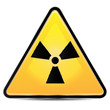 Vektor: sign of radiation on a white background sign of radiation on a white background