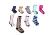old socks, isolated on white background