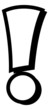 Black Exclamation Mark Vector