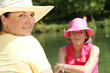 Freundinnen am See