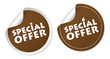 Special offer stickers