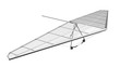 Hang Glider Isolated on White Background
