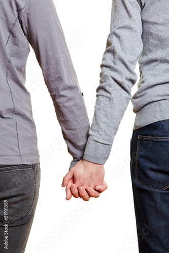 Photo: Schwules Paar geht Hand in Hand Schwules Paar geht Hand in Hand