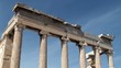 The colonade of the Erechtheion temple at the Acropolis.