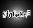 Violence concept.