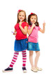 Two little big girls