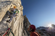 Climbing team.