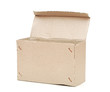 empty cardboard box isolated on the white background