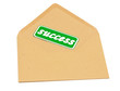 envelope mail message of success