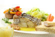 roasted cod fish dish