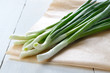 Fresh organic spring onion