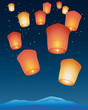 sky lanterns