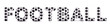 Word Football with relief texture