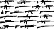 Vector: waffen silhouette waffen silhouette