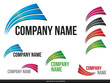 Vector: Company (Business) Logo Arcs Design,vector Company (Business) Logo Arcs Design,vector