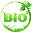 Round Bio sign