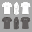 Men's t-shirt design template