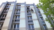 Window Washers Washing Office Building Windows
