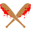 Bloody Baseball Bats