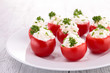 cherry tomato with cheese