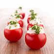 cherry tomato with cheese