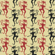 Seamless pattern of Jokers