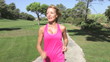 Video: Senior Woman Jogging In Park Senior Woman Jogging In Park