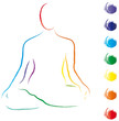 Yoga - Lotussitz - Logo