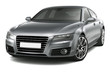 Four-door luxury car
