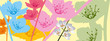 quadro primaverile in fiore