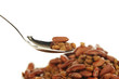 Cooked red beans and lentils