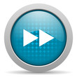 scroll blue circle web glossy icon