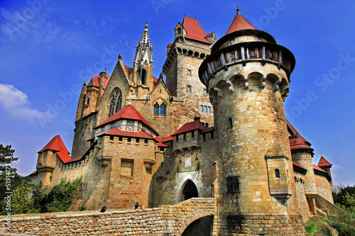 Photo: Kreuzenstein castle - castle from fairy tale, Austria Kreuzenstein castle - castle from fairy tale, Austria