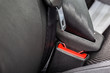 Photo: Safety belt installed in the car Safety belt installed in the car