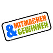 stempel eckig mitmachen & gewinnen I