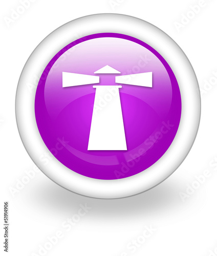 Illustration: Violet Icon "Lighthouse" Violet Icon "Lighthouse"