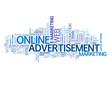 Vector: "ONLINE ADVERTISEMENT" Tag Cloud (e-marketing advertising web) "ONLINE ADVERTISEMENT" Tag Cloud (e-marketing advertising web)