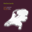 3d map of Netherlands