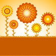 Vector: Card with camomile Card with camomile