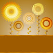 Vector: Card with camomile Card with camomile