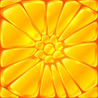 Golden yellow vector bricks seamless pattern tile
