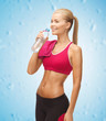 woman with bottle of water