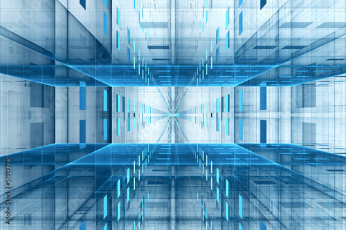 Illustration: Abstract futuristic background Abstract futuristic background