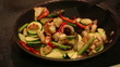 chicken and vegetable stir fry