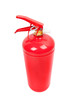 Fire extinguisher isolated on white