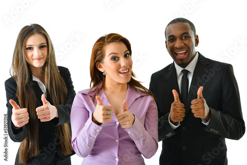 Photo: Business Team with Thumbs Up Business Team with Thumbs Up