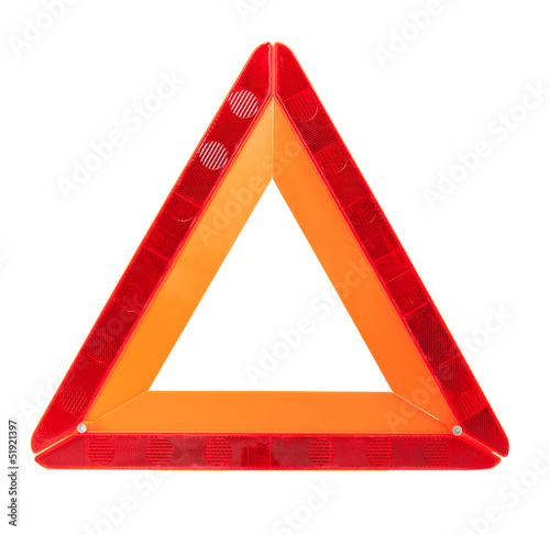 Photo: Danger Safety Warning Triangle Sign Danger Safety Warning Triangle Sign