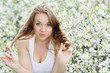Portrait of young blonde