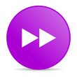 scroll violet circle web glossy icon