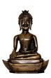 The sitting buddha image